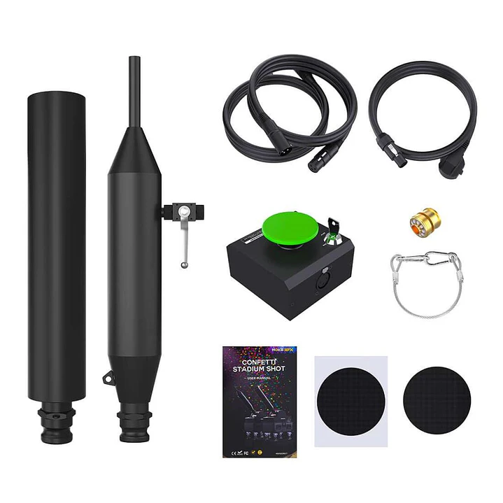 MAQUINA BLASTER LANZA CONFETTI DMX MK-CN18 STADIUM  5