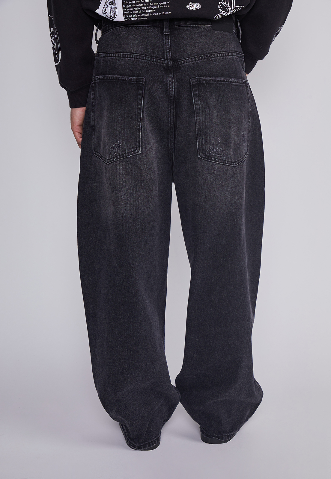 Jeans Hombre Super Baggy Negro Sioux 4