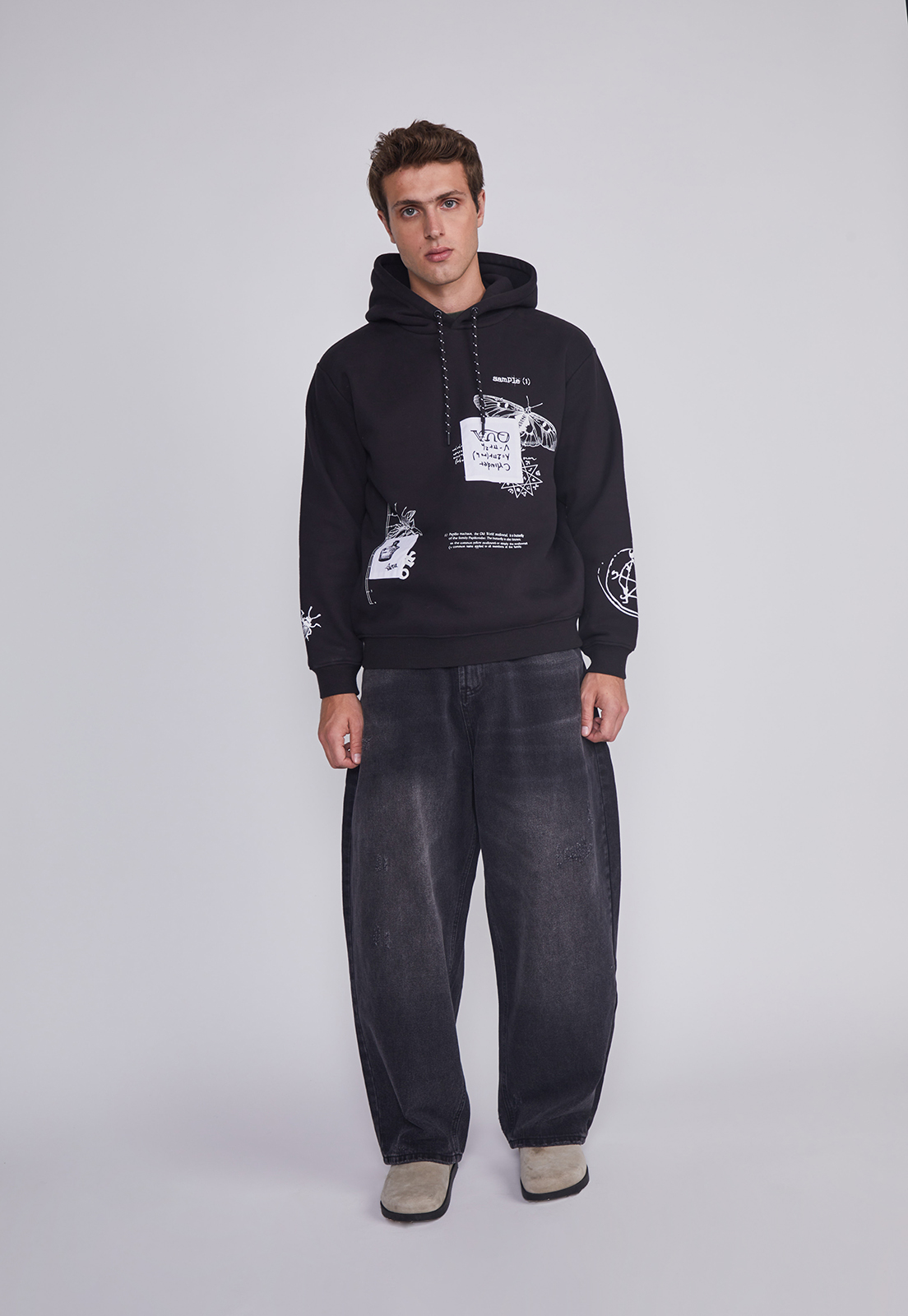 Jeans Hombre Super Baggy Negro Sioux 5