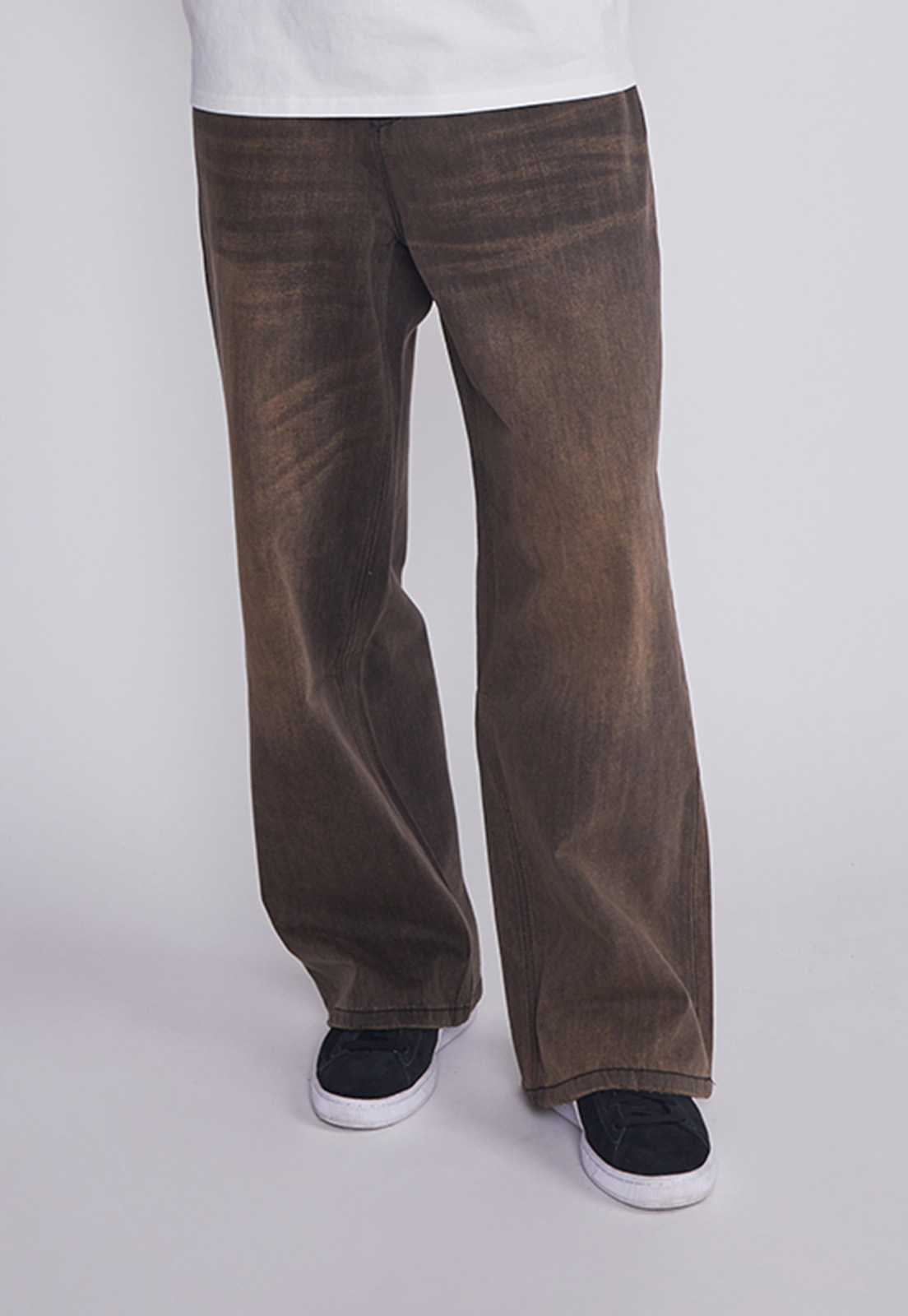 Jeans Hombre Super Baggy Café Sioux 1
