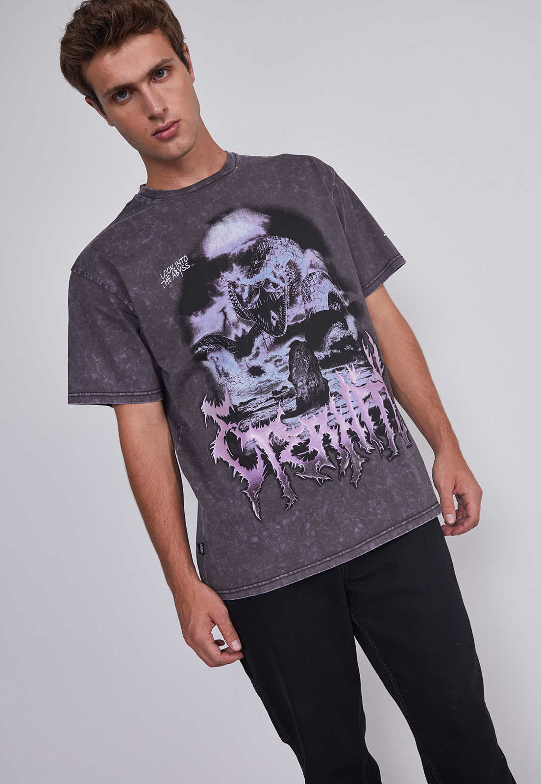 Polera Hombre Metal Gris Sioux 2