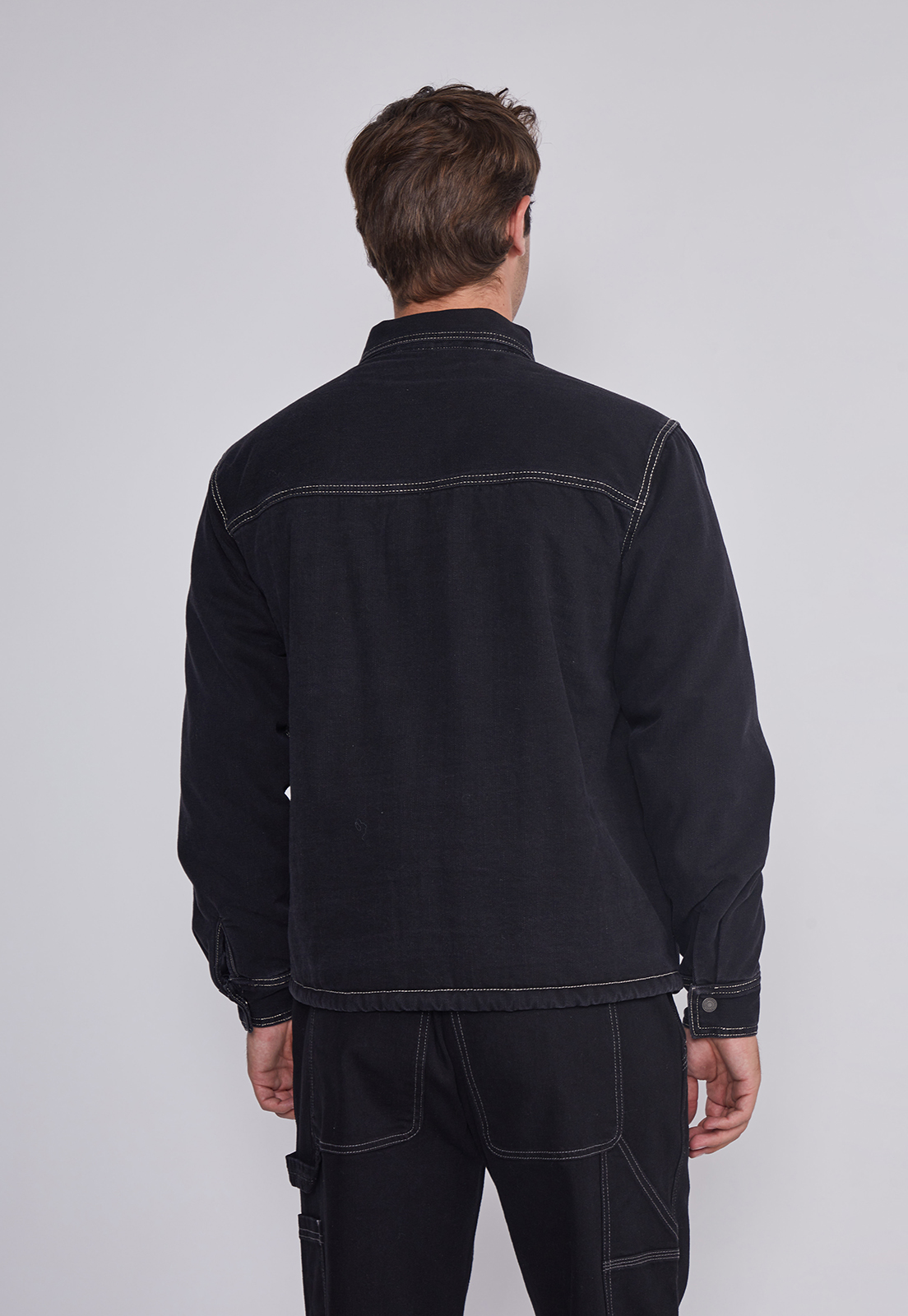 Chaqueta Hombre Denim Peluda Negro Sioux 4