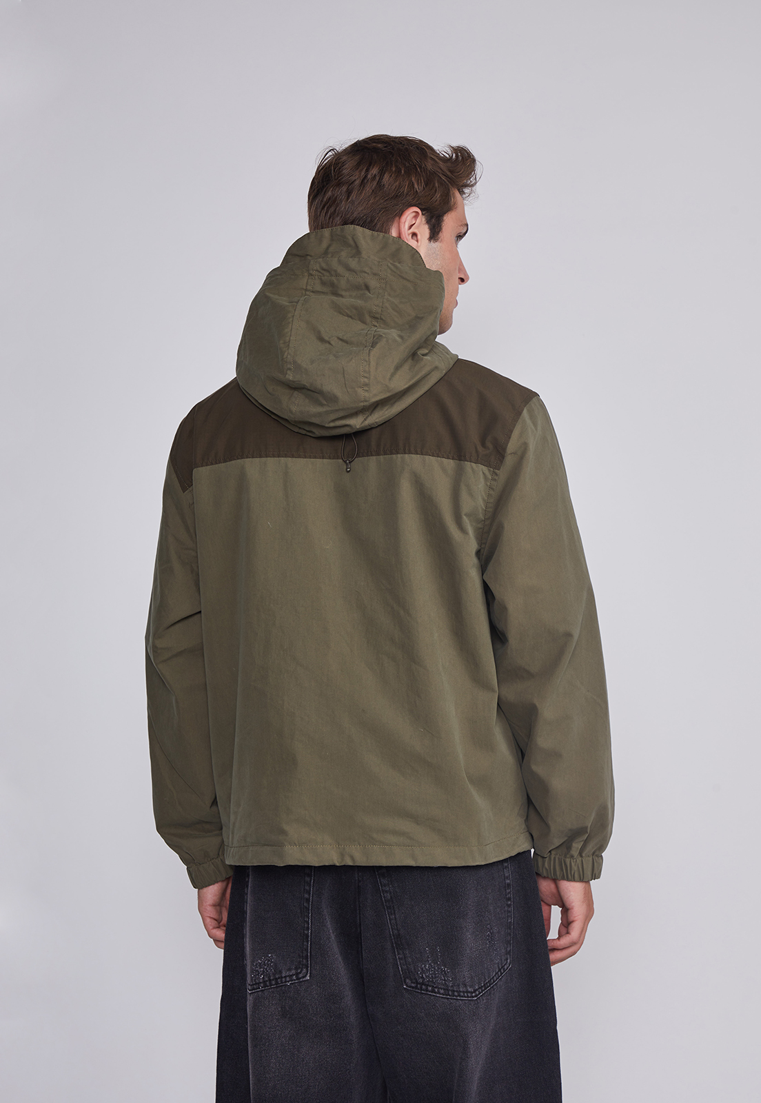 Cortaviento Hombre Con Cierre Verde Sioux 4