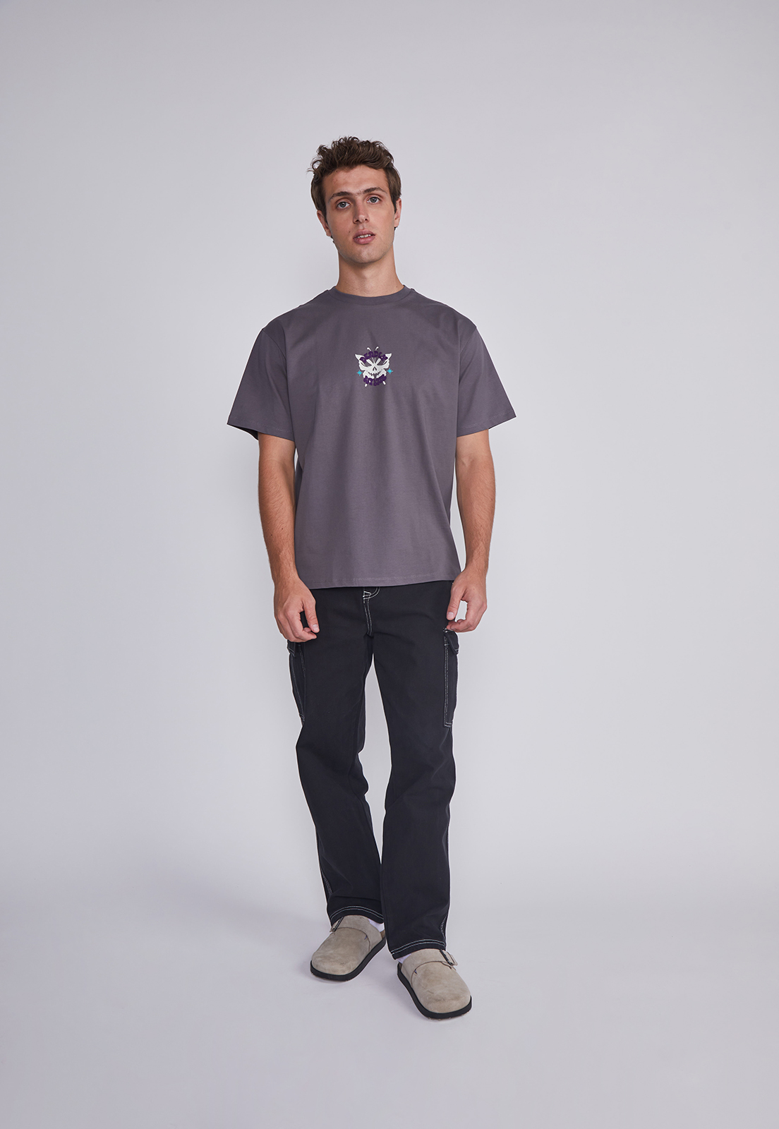 Jeans Hombre Cargo Contraste Negro Sioux 5