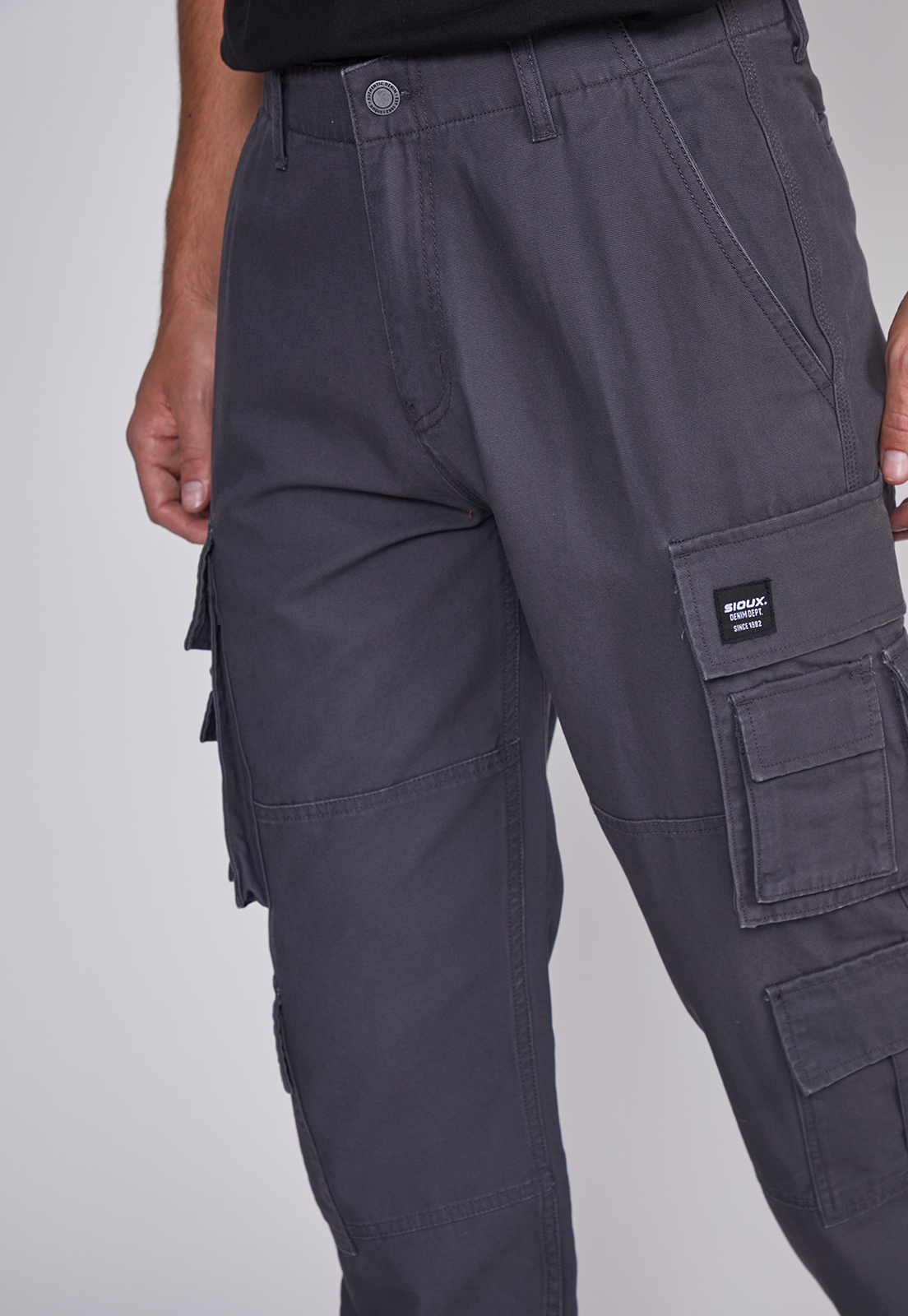 Pantalón Hombre Multicargo Azul Sioux 3