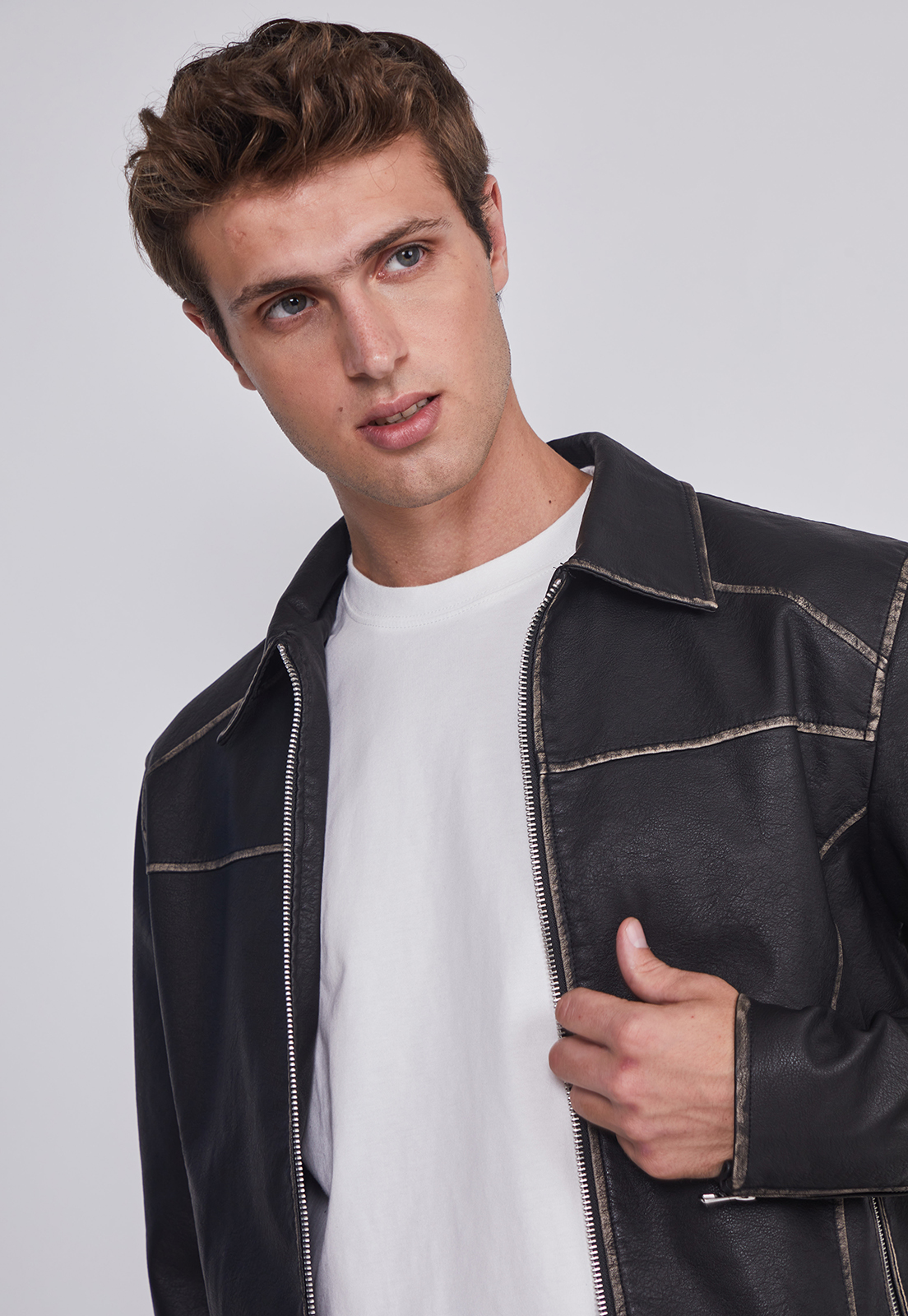 Chaqueta Hombre Motera Negro Sioux 3