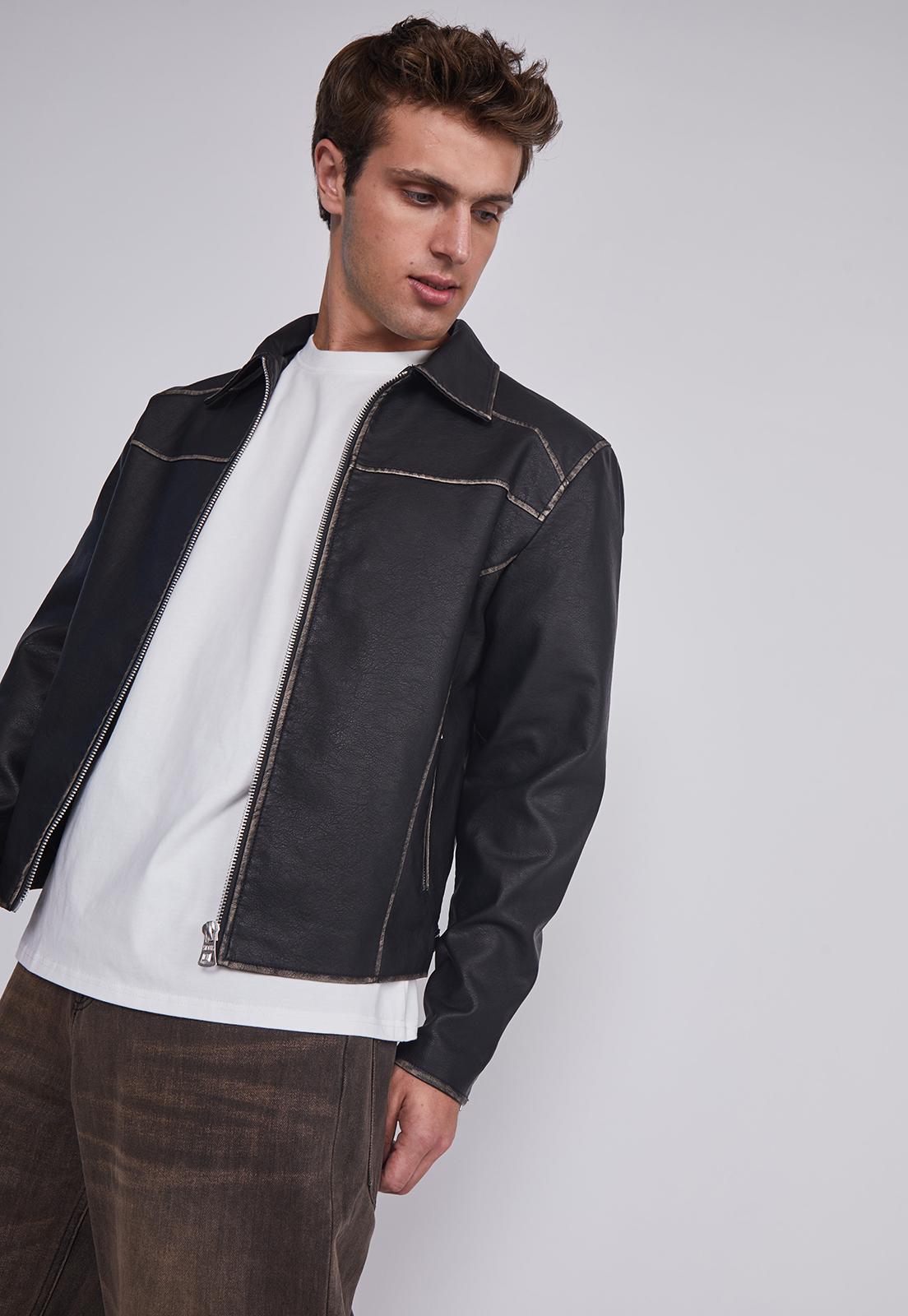 Chaqueta Hombre Motera Negro Sioux 2