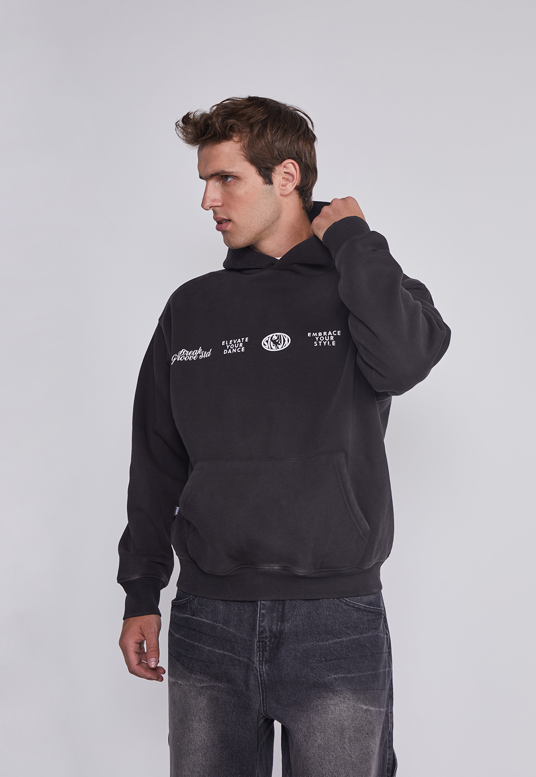 Polerón Hombre Breakdance Gris Sioux 1