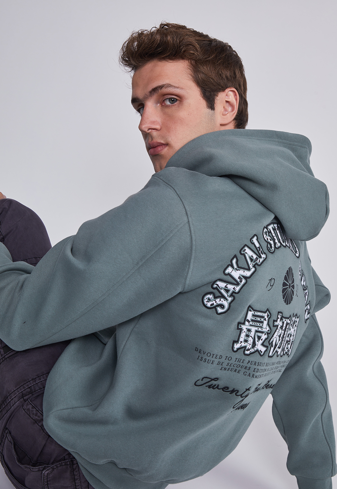 Polerón Hombre Oriental Verde Sioux 2