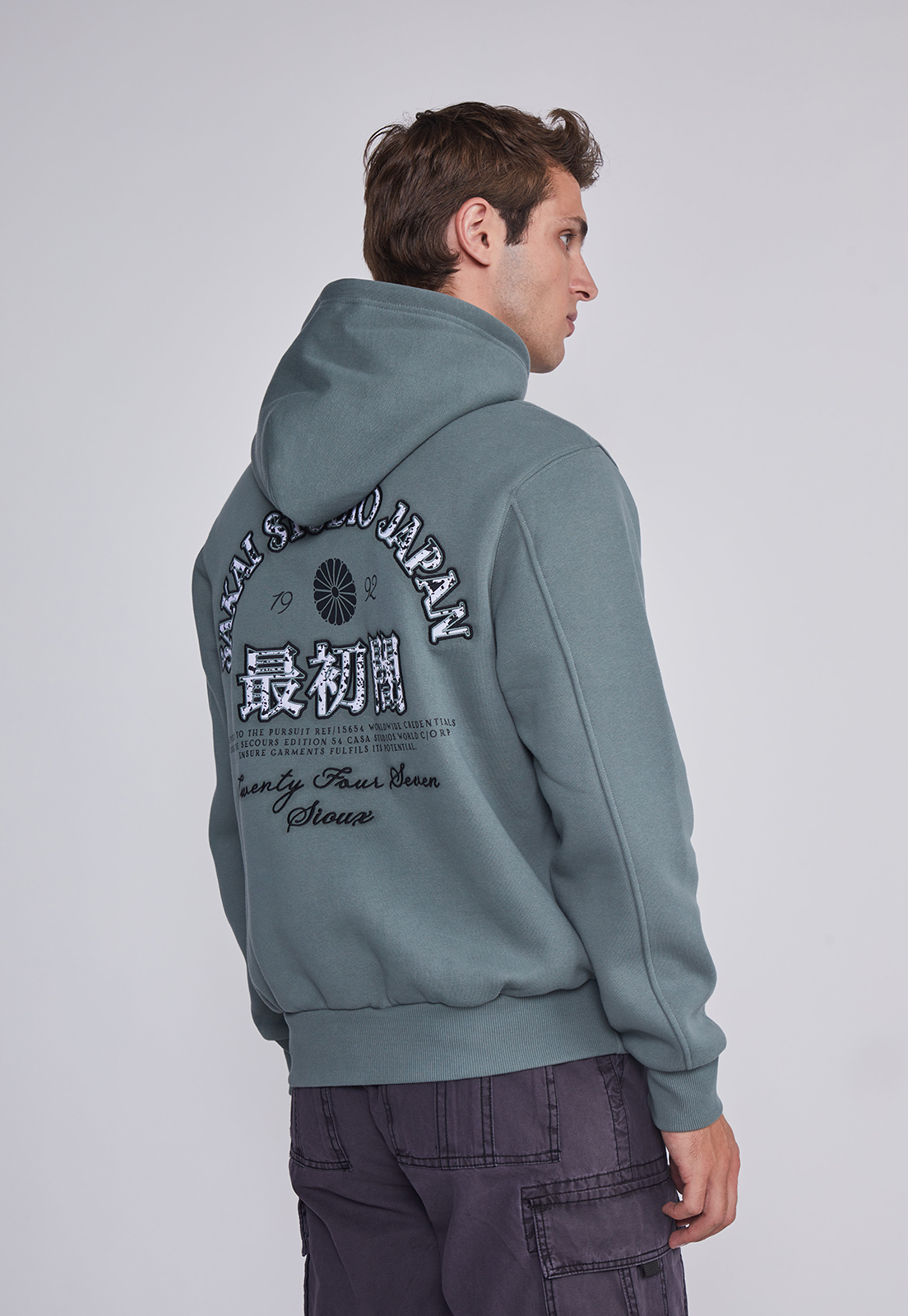 Polerón Hombre Oriental Verde Sioux 4