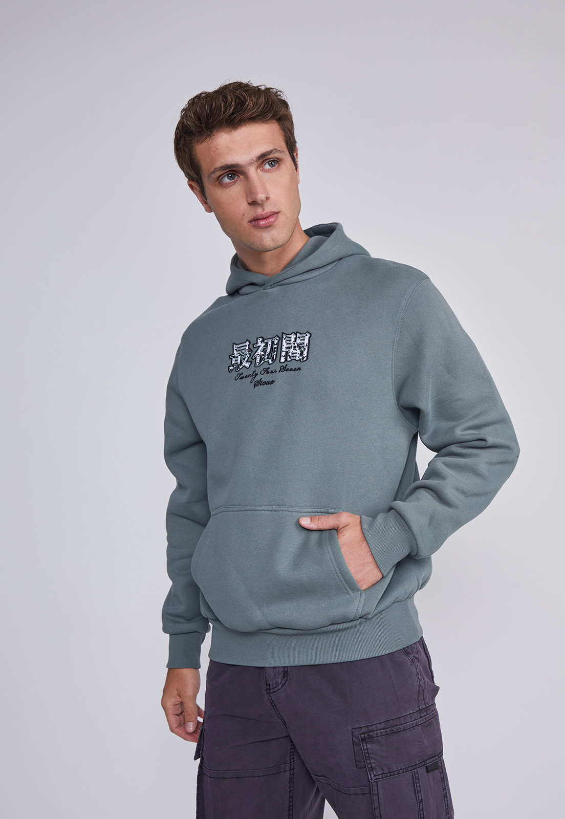 Polerón Hombre Oriental Verde Sioux 1