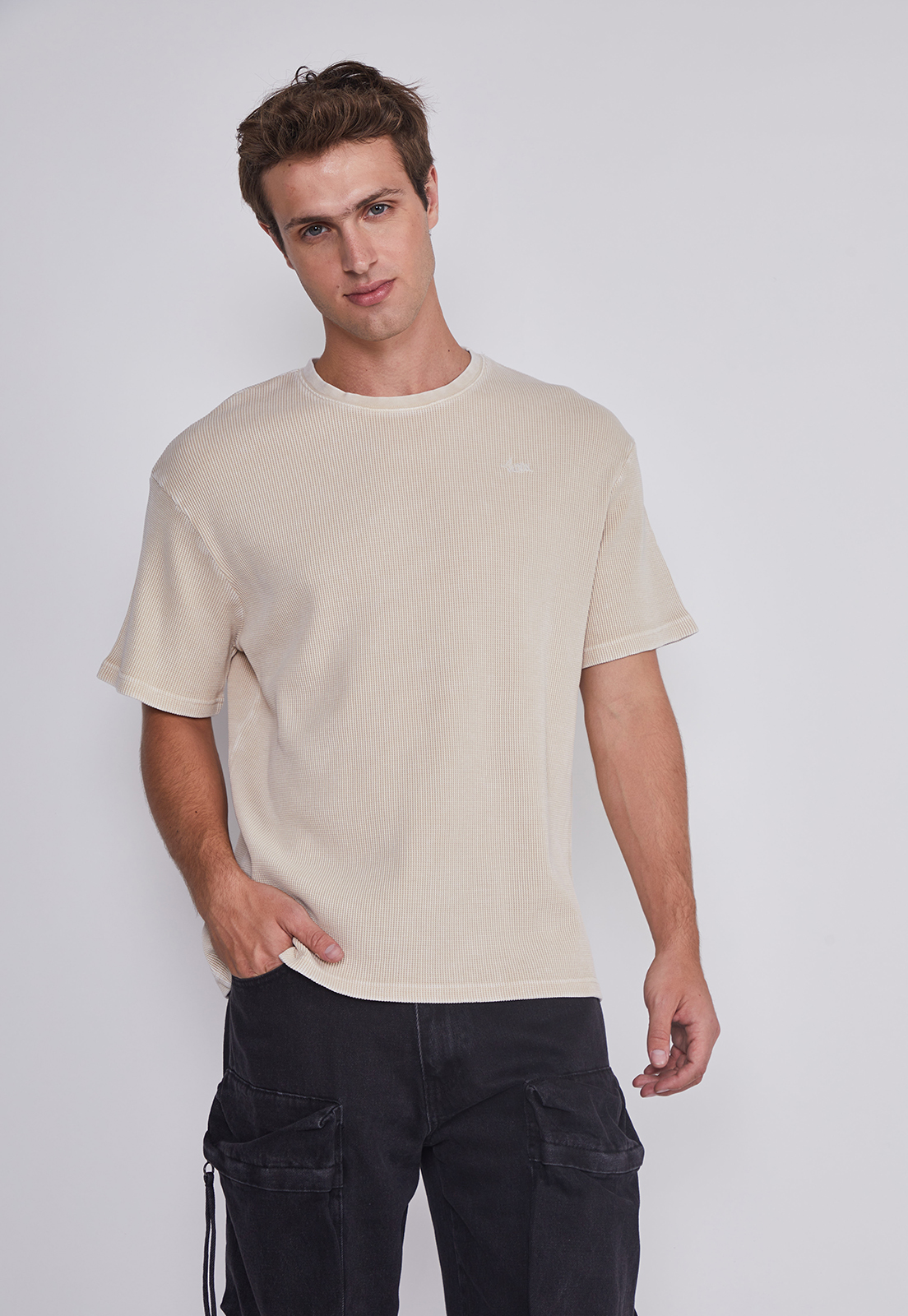 Polera Hombre Waffle Basica Arena Sioux 1