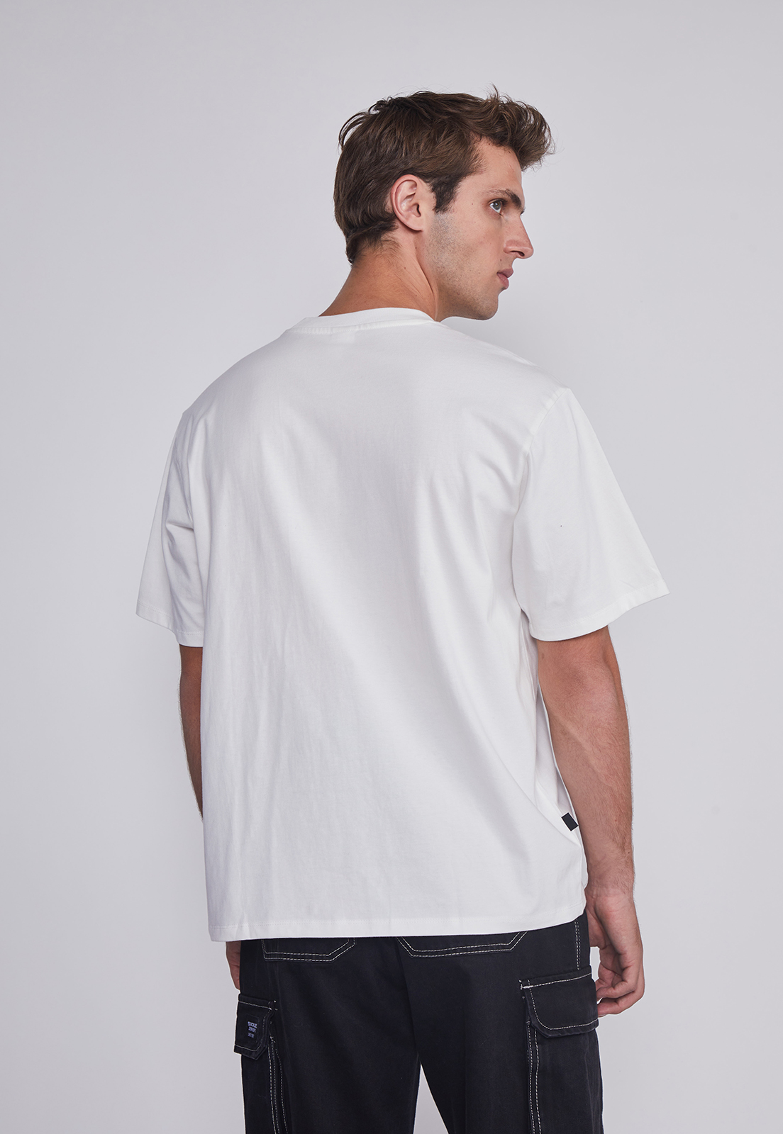 Polera Hombre Estrella Blanco Sioux 4