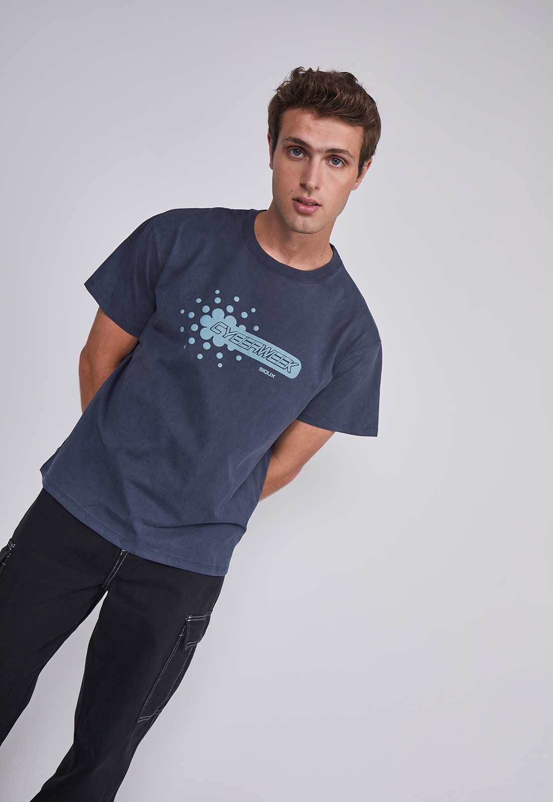 Polera Hombre Cyberweek Azul Sioux 2