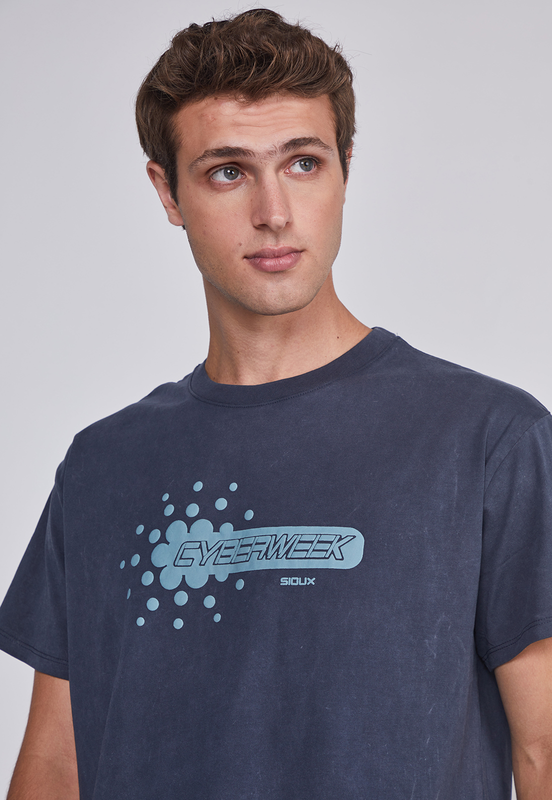 Polera Hombre Cyberweek Azul Sioux 3