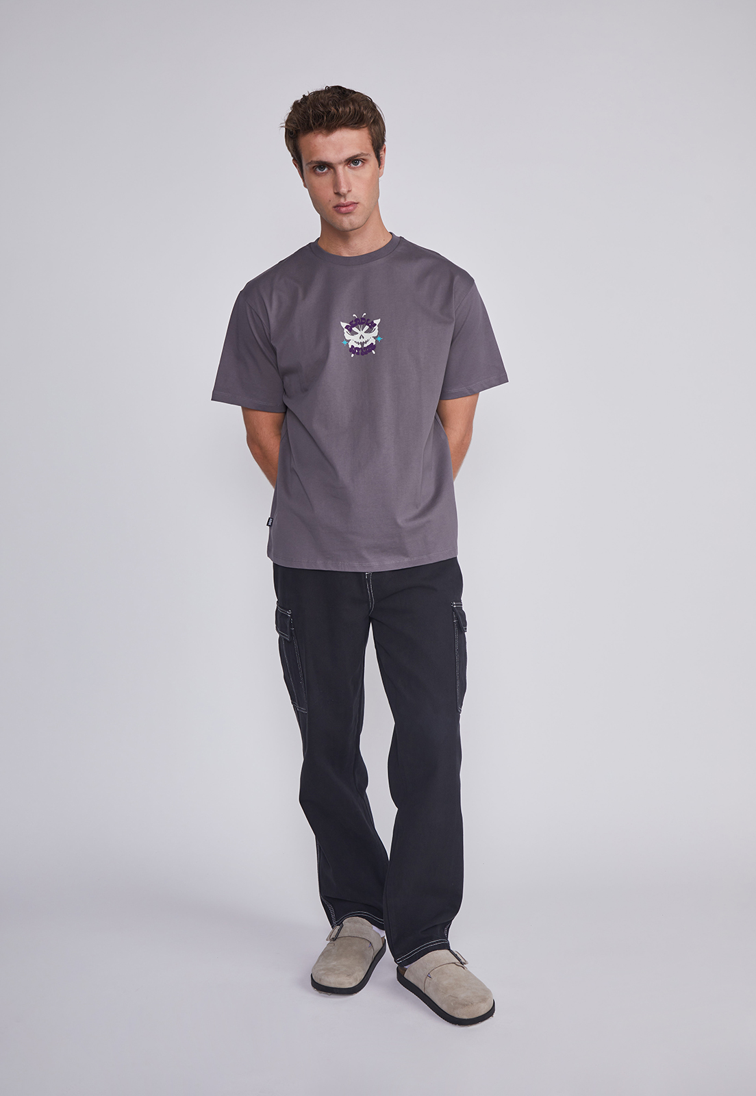 Polera Hombre Mariposa Gris Sioux 4