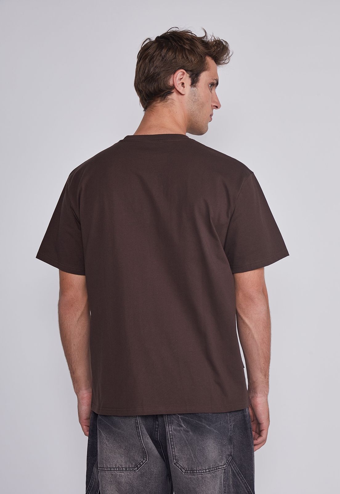 Polera Hombre Sol Café Sioux 4