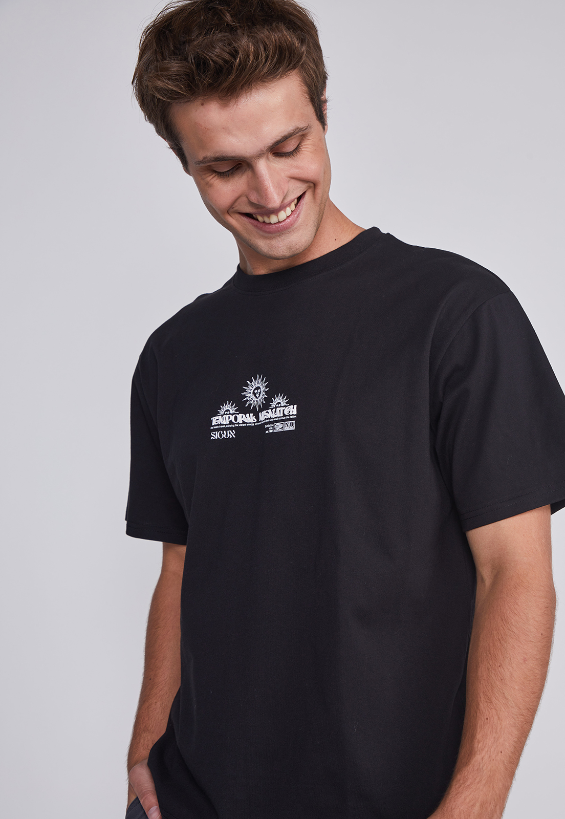 Polera Hombre Sol Negro Sioux 2