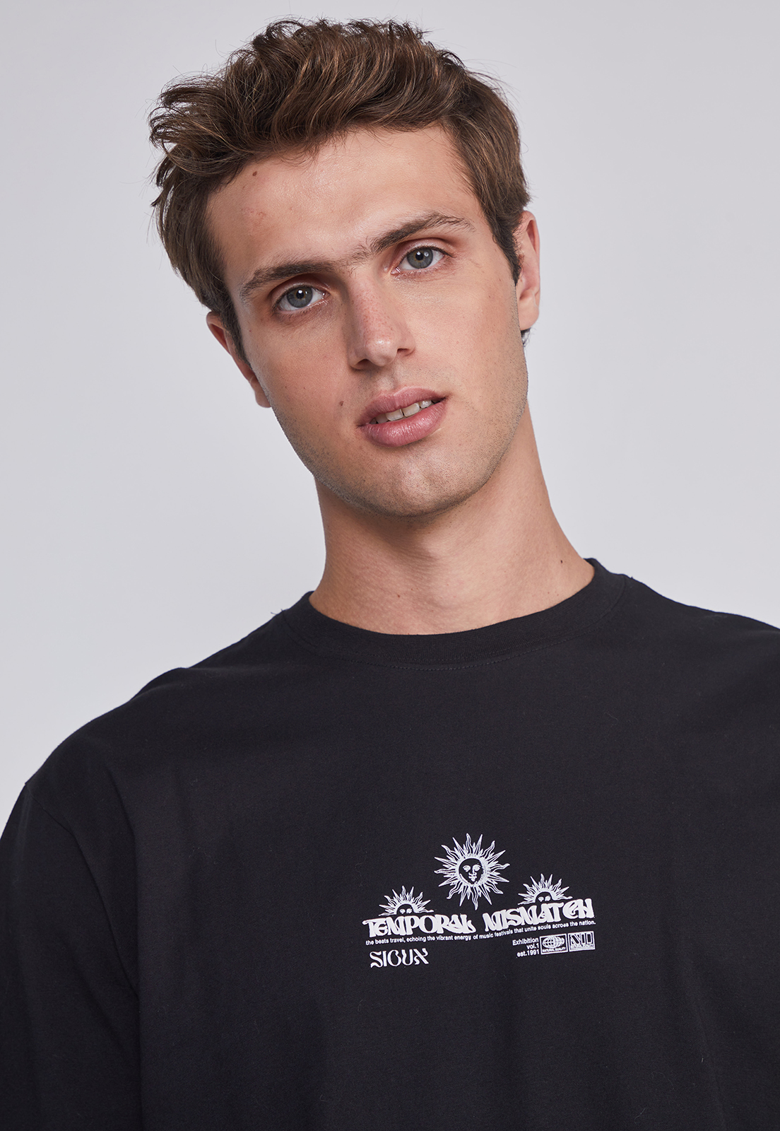 Polera Hombre Sol Negro Sioux 3