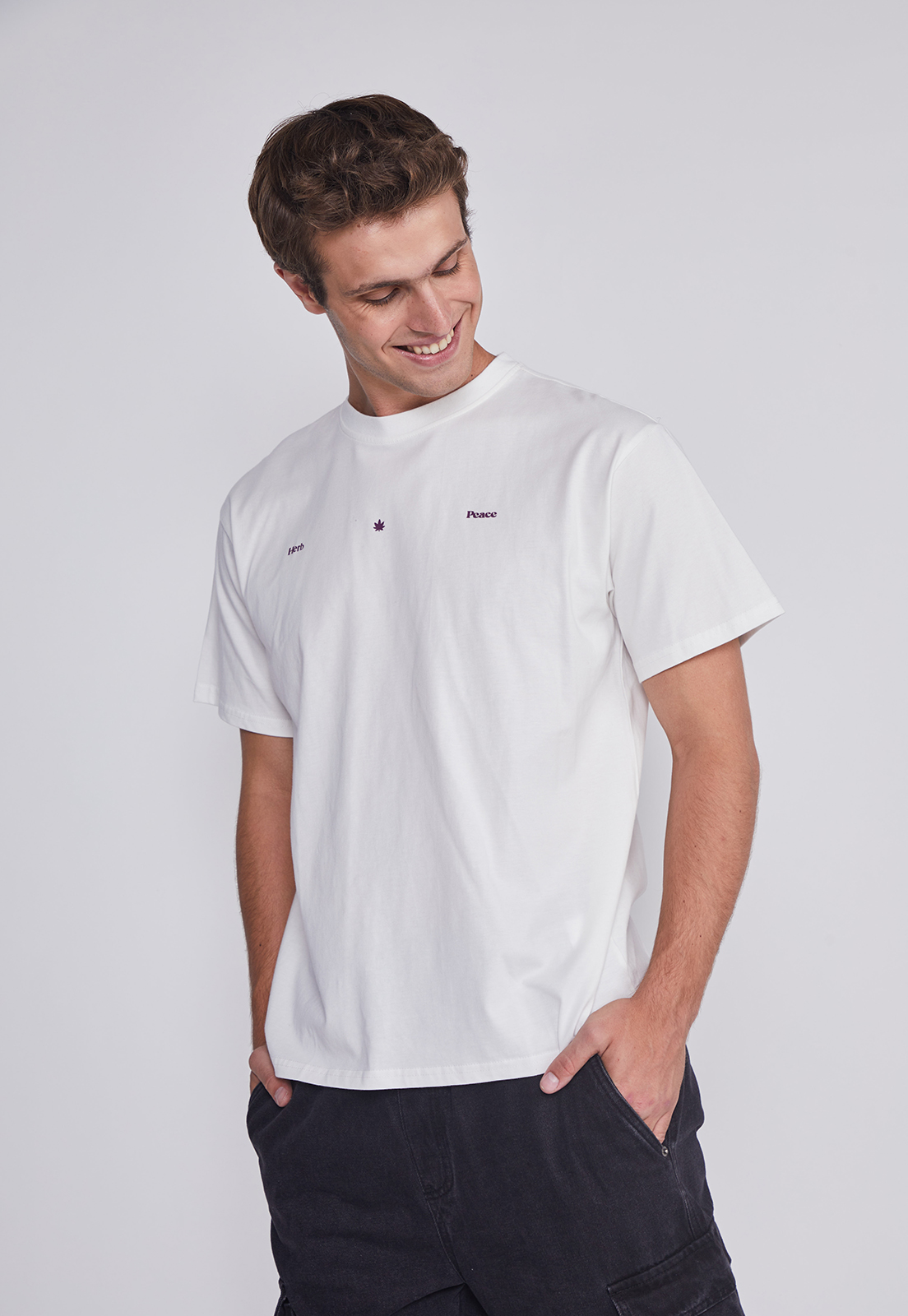 Polera Hombre Hojas Crudo Sioux 1