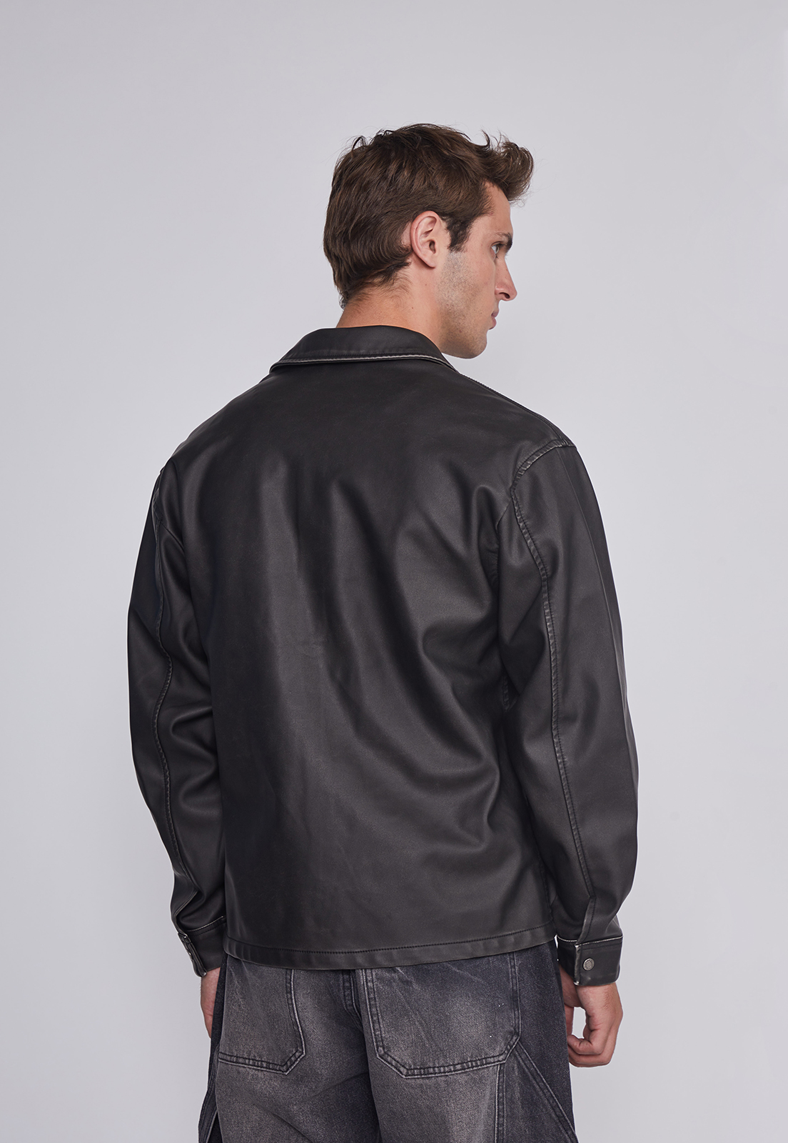 Chaqueta Hombre Sobrecamisa Negro Sioux 4