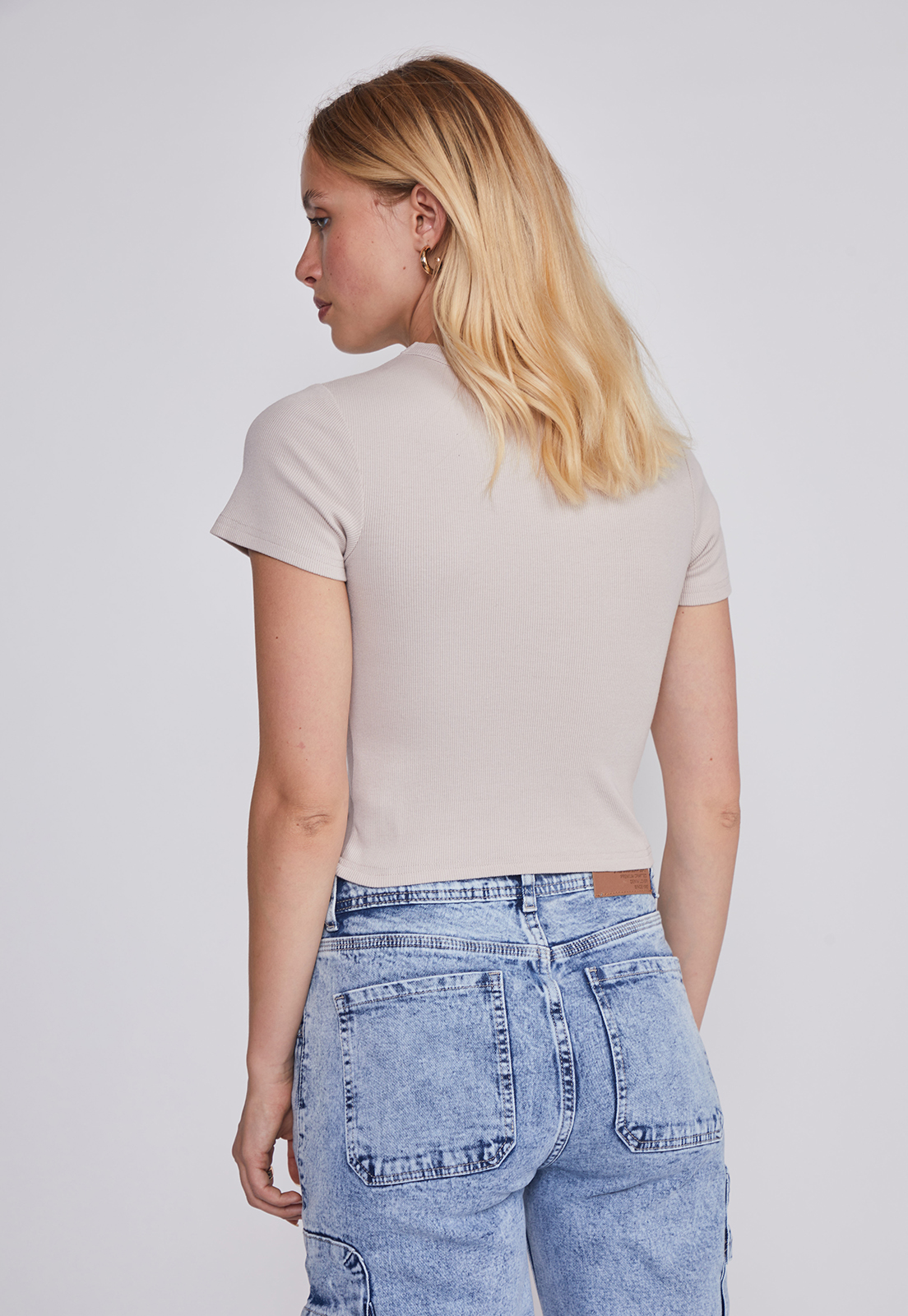 Polera Mujer Ajustada Crudo Sioux 4