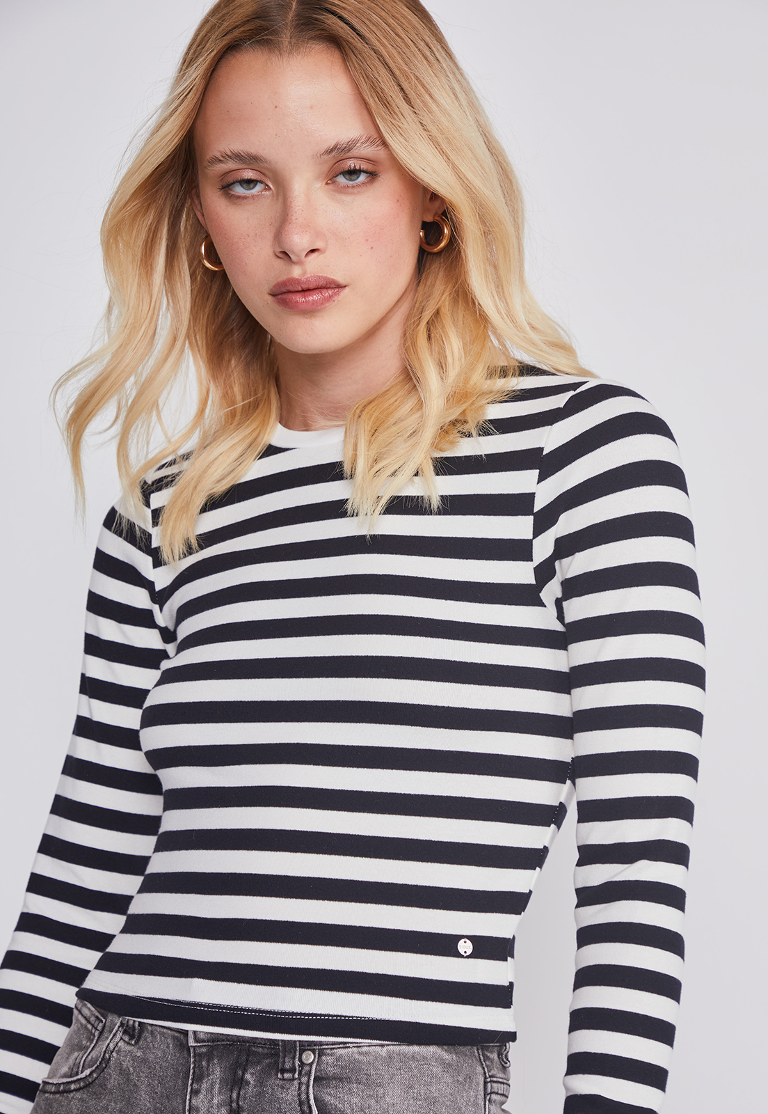 Polera Mujer Soft Negro Sioux 3