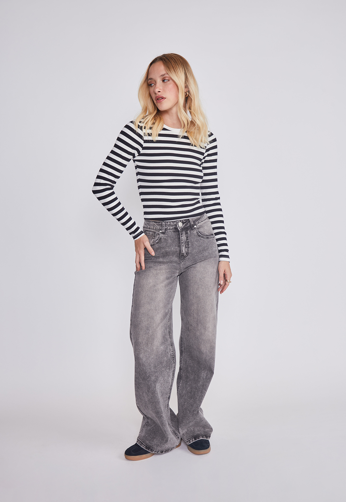 Polera Mujer Soft Negro Sioux 6