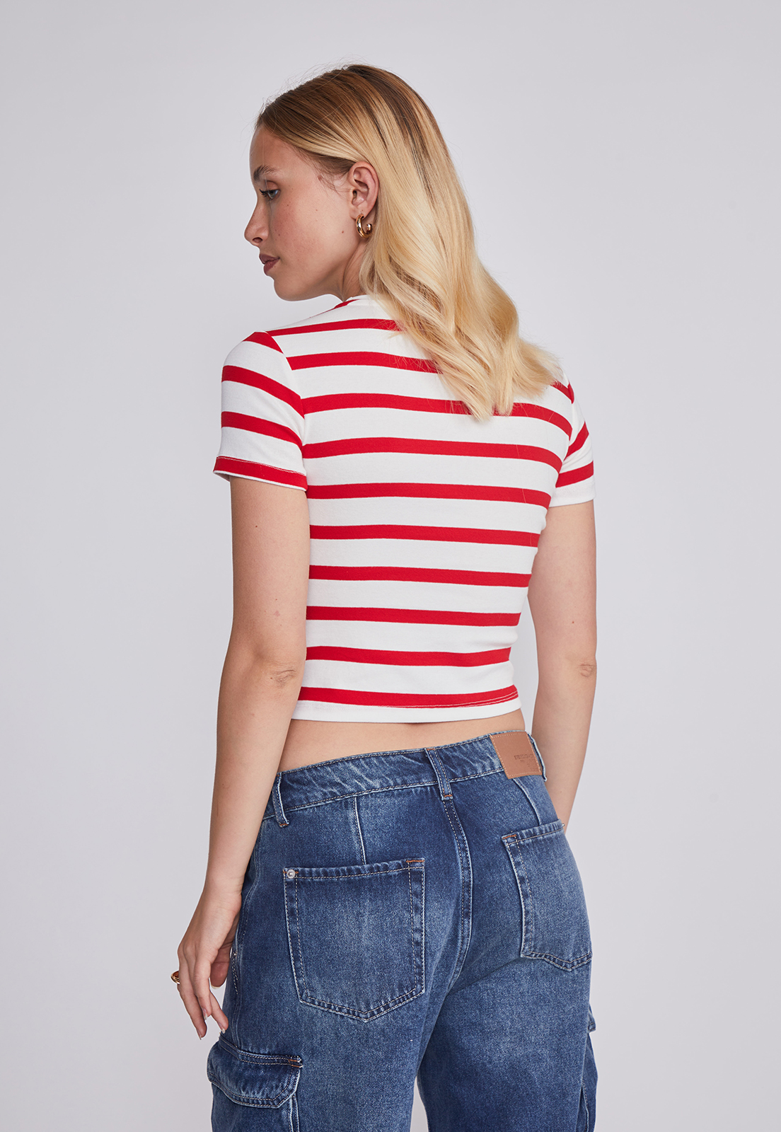 Polera Mujer Red Blanco Sioux 4