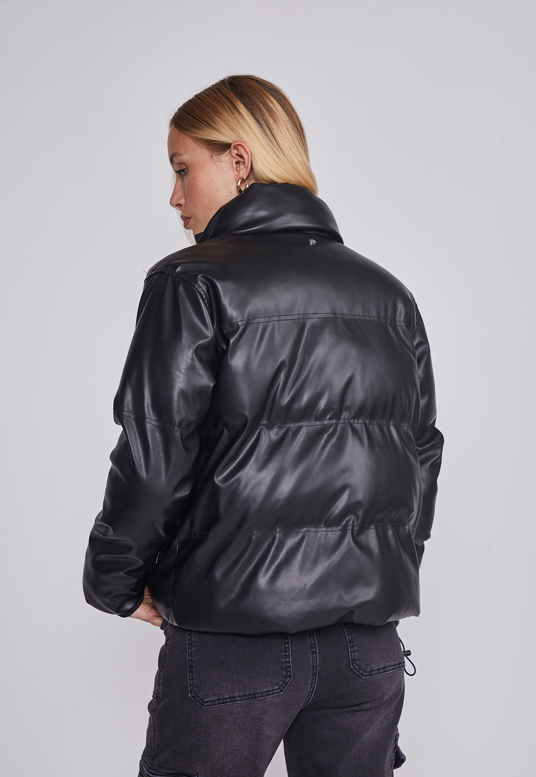Chaqueta Mujer Puffa Negro Sioux 4