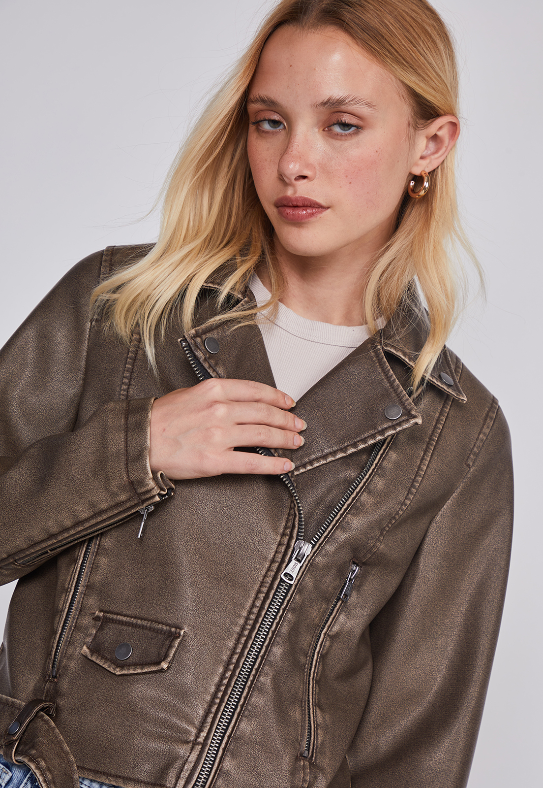 Chaqueta Mujer Biker Café Sioux 1