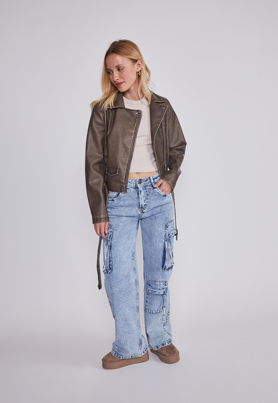 Chaqueta Mujer Biker Café Sioux 5