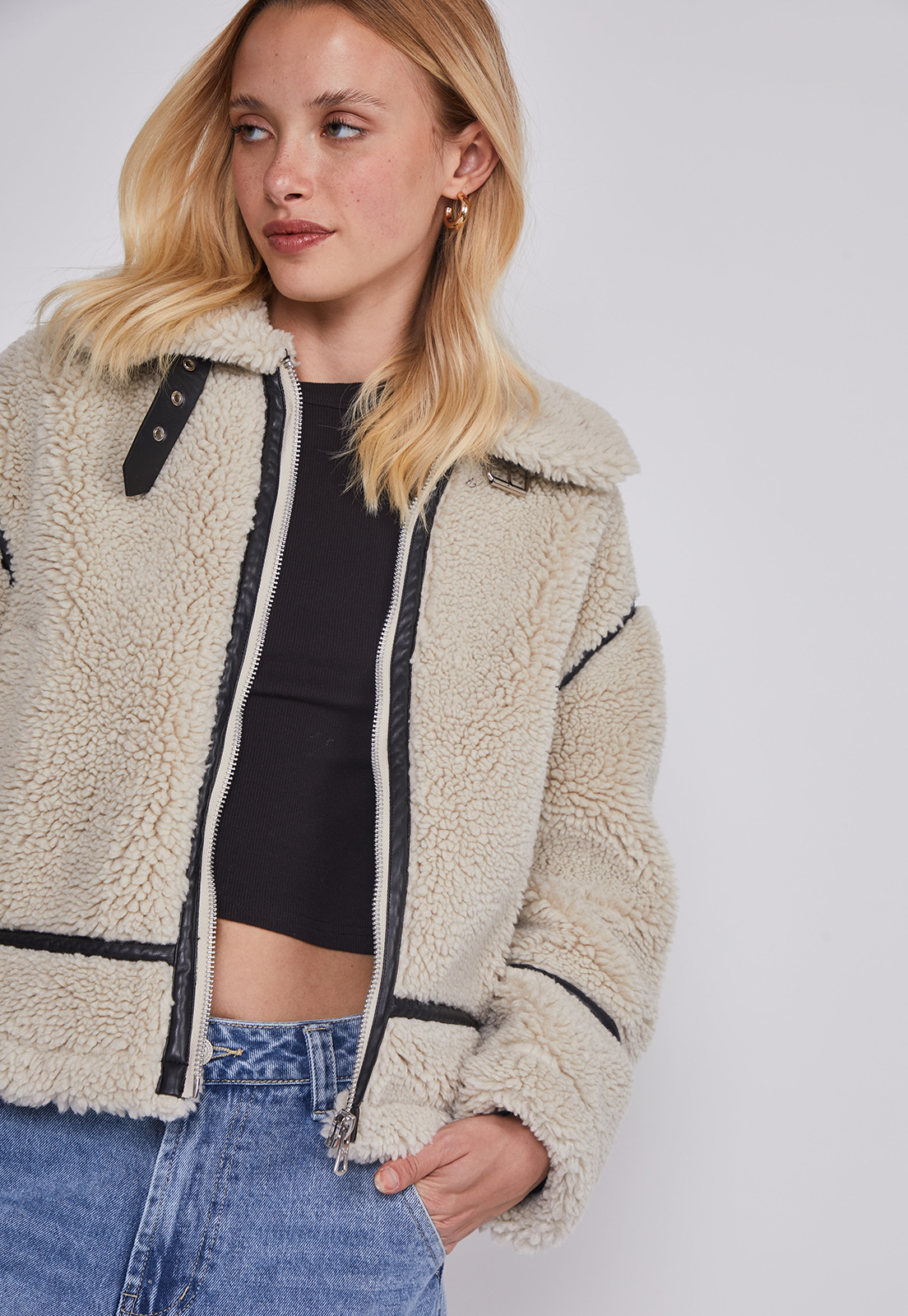 Chaqueta Mujer Efecto Piel Crudo Sioux 2