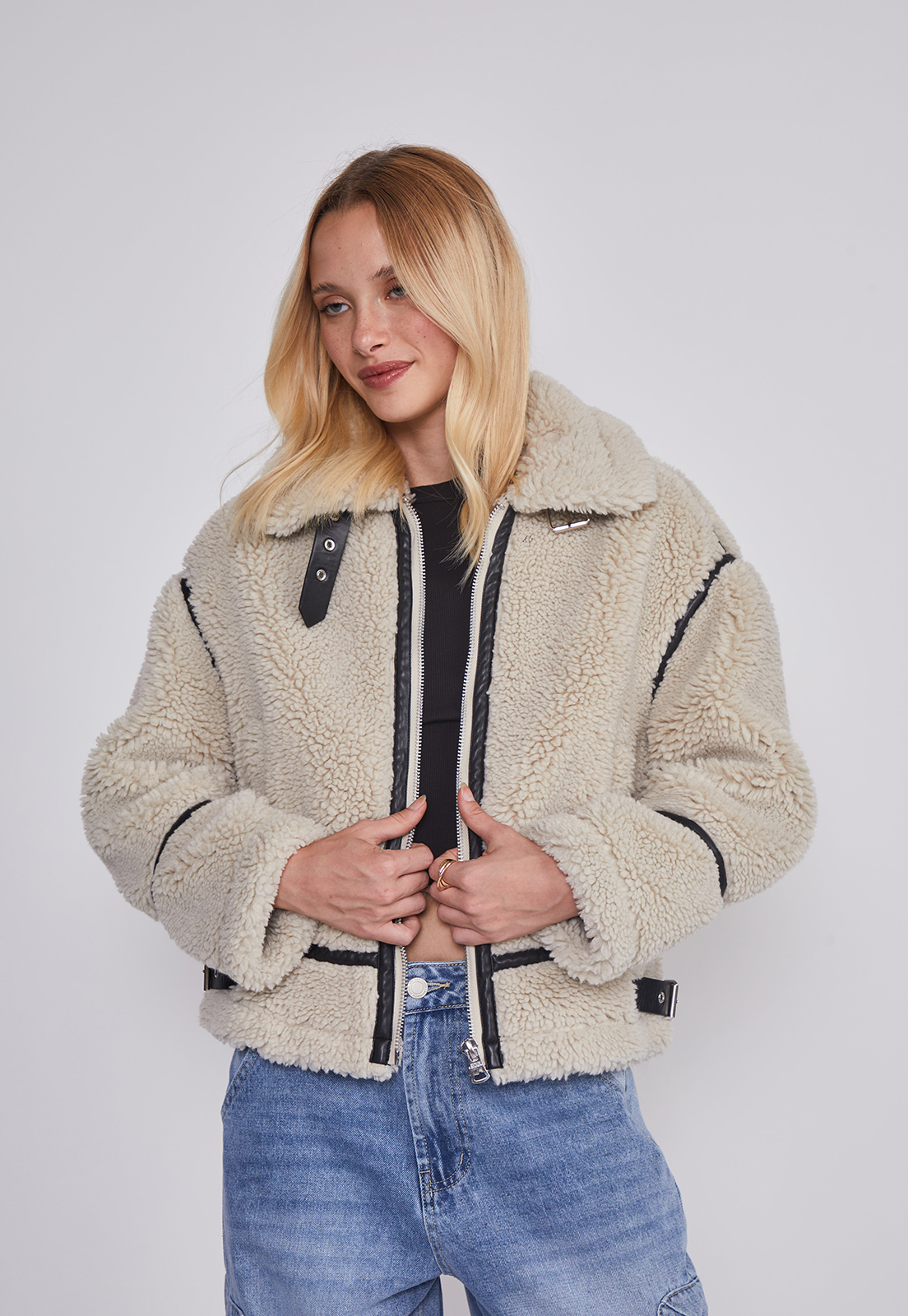 Chaqueta Mujer Efecto Piel Crudo Sioux 1