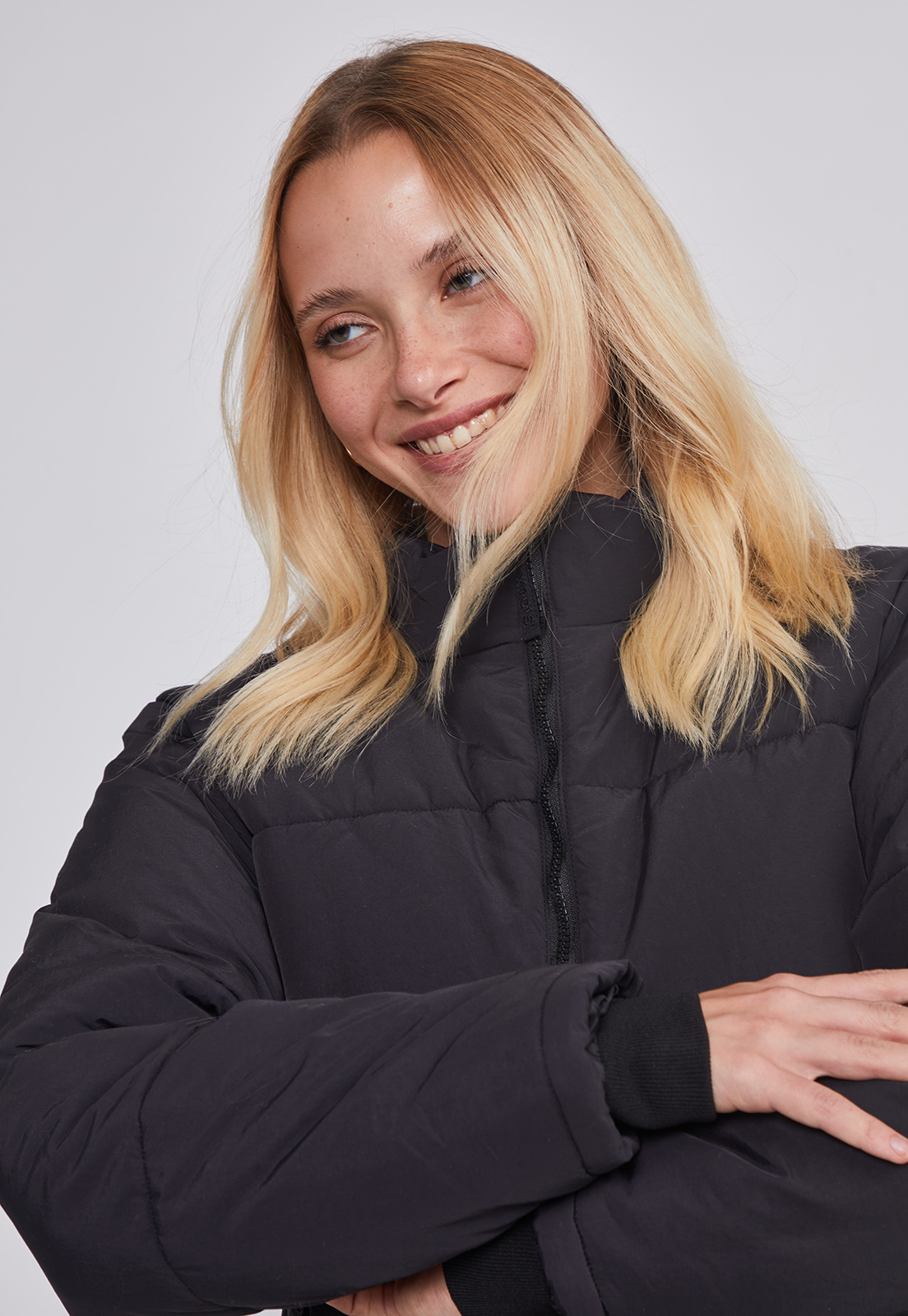 Parka Mujer Puffa Negro Sioux 3