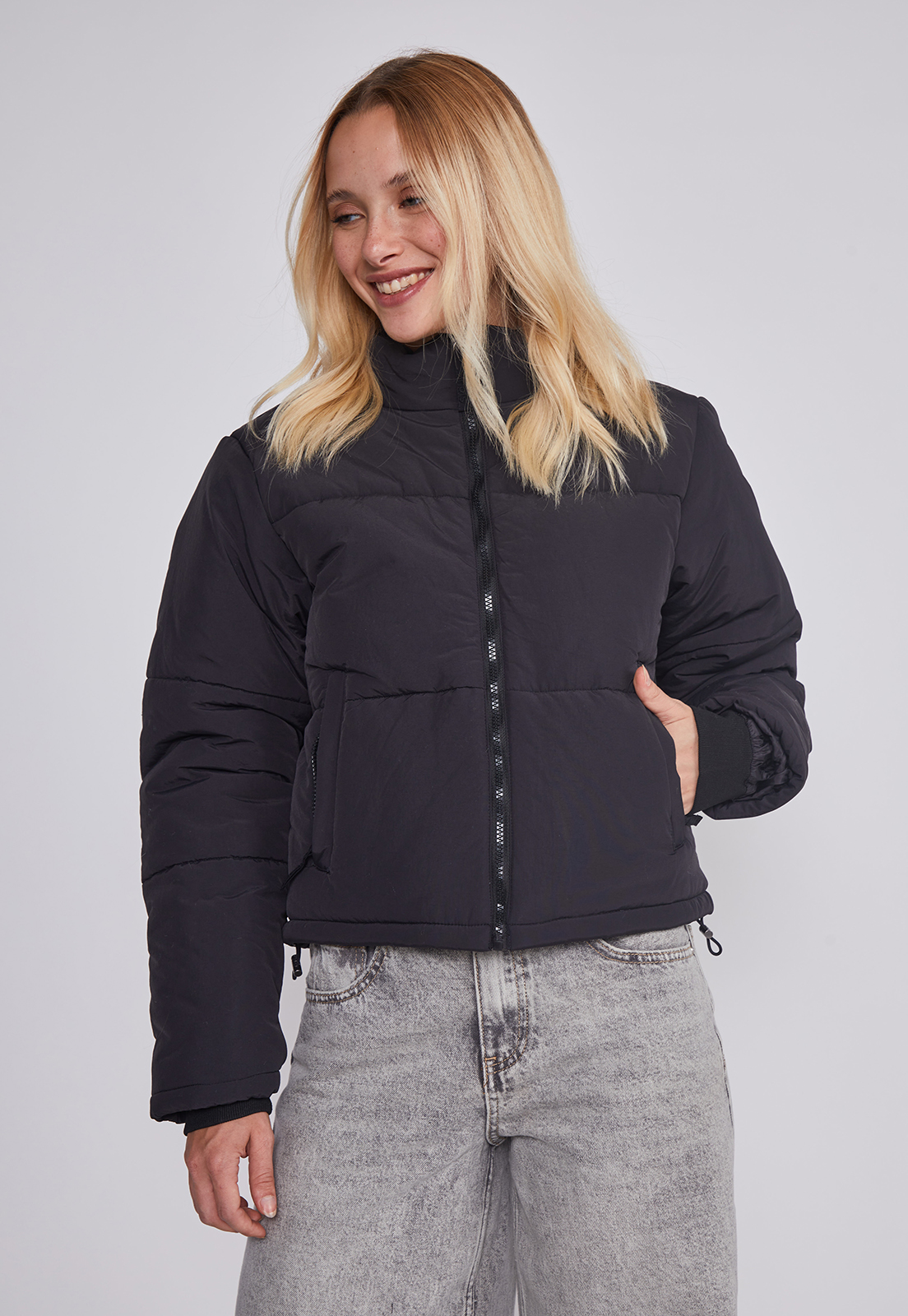 Parka Mujer Puffa Negro Sioux 1