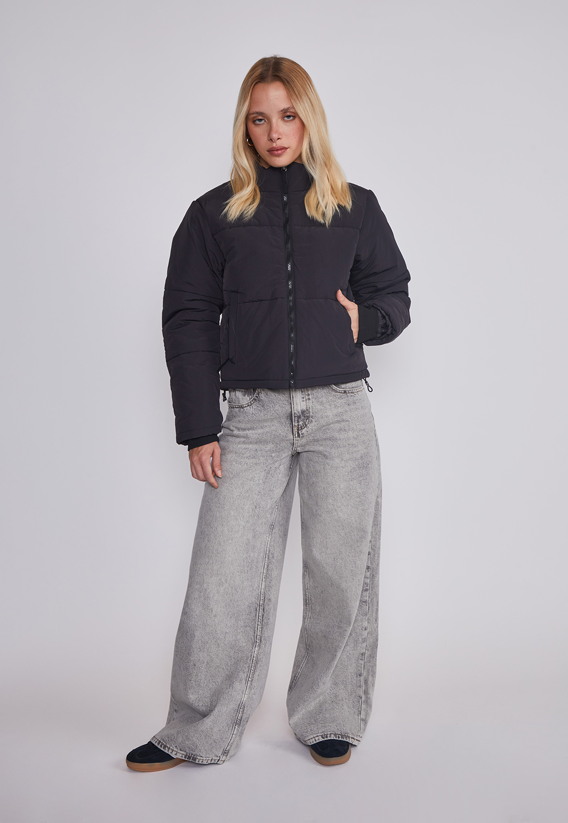 Parka Mujer Puffa Negro Sioux 5