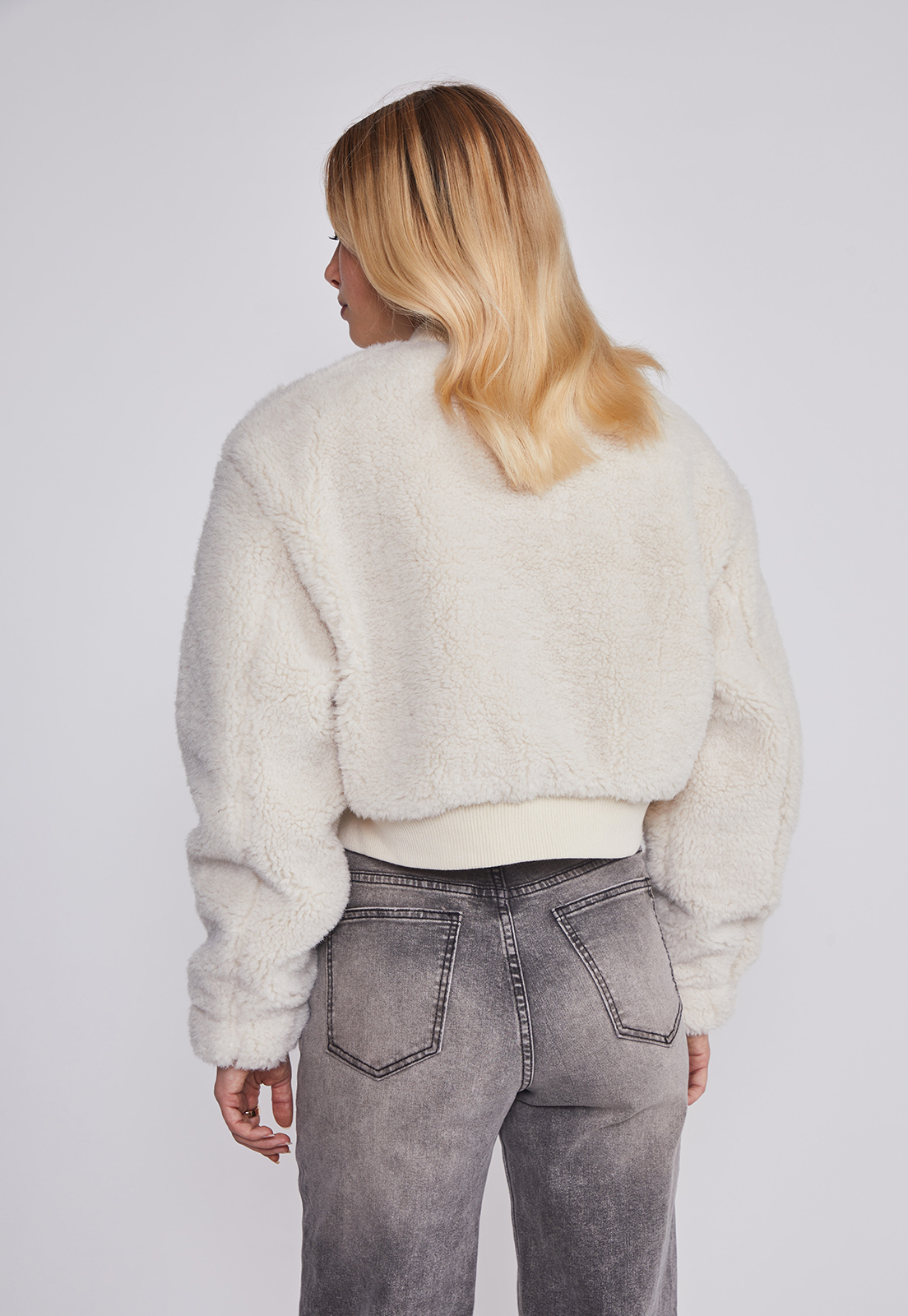 Chaqueta Mujer Bomber Crudo Sioux 4