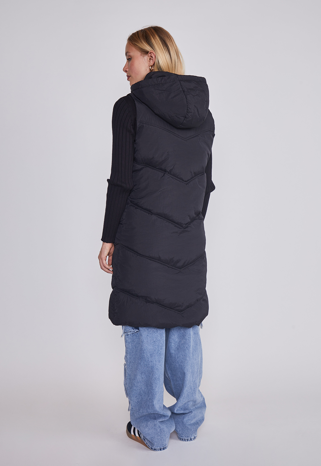 Parka Mujer Acolchada Negro Sioux 4