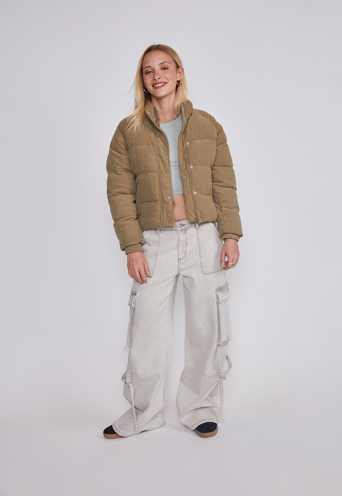 Chaqueta Mujer Acolchada Verde Sioux 5