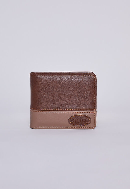Billetera Cuerina Café Sioux 1