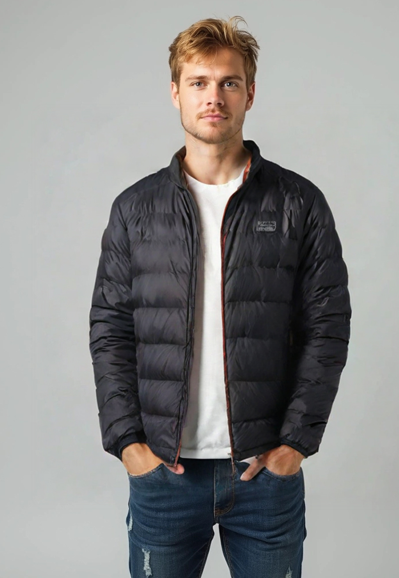 Parka Hombre Basica Negro Sioux 1