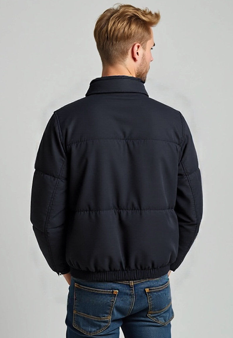 Parka Hombre Cropped Negro Sioux 3