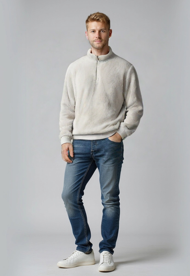 Polar Hombre Basico Medio Cierre Crudo Sioux 2