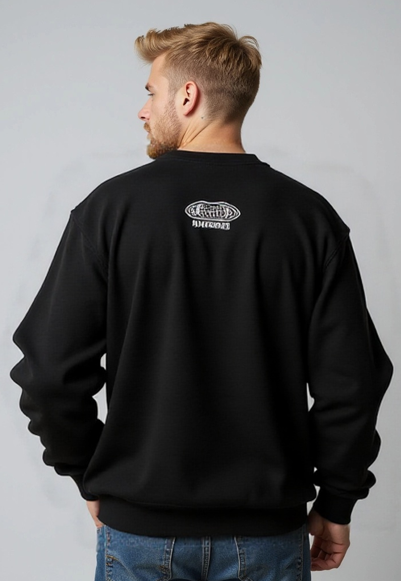 Polera Hombre Waffle Moda Negro Sioux 3