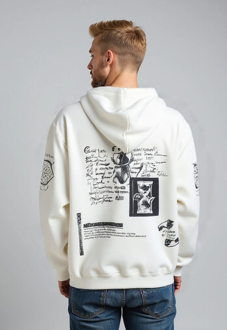 Polerón Hombre Bicho Blanco Sioux 2