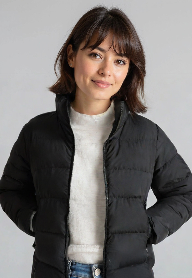 Parka Mujer Interior Chiporro Negro Sioux 1