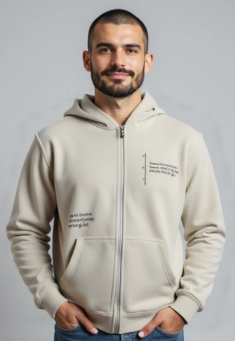 Polerón Hombre Lavado Beige Sioux 1