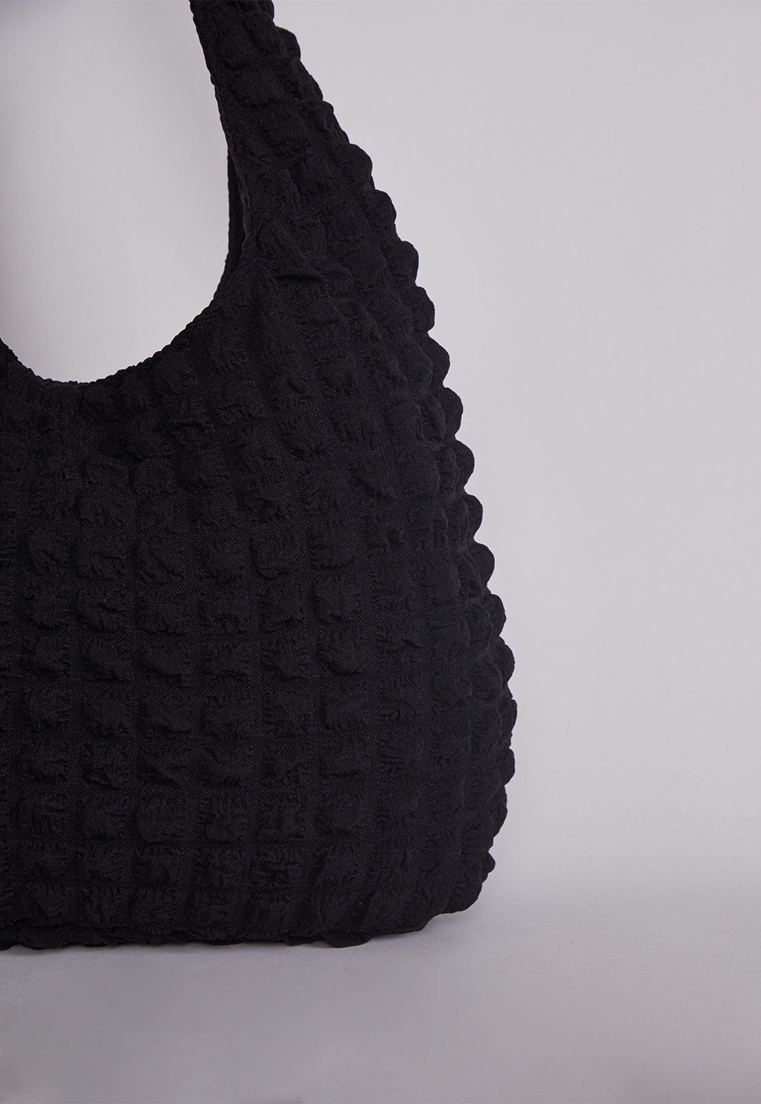 Cartera Shopper Acolchada Negro Sioux 3