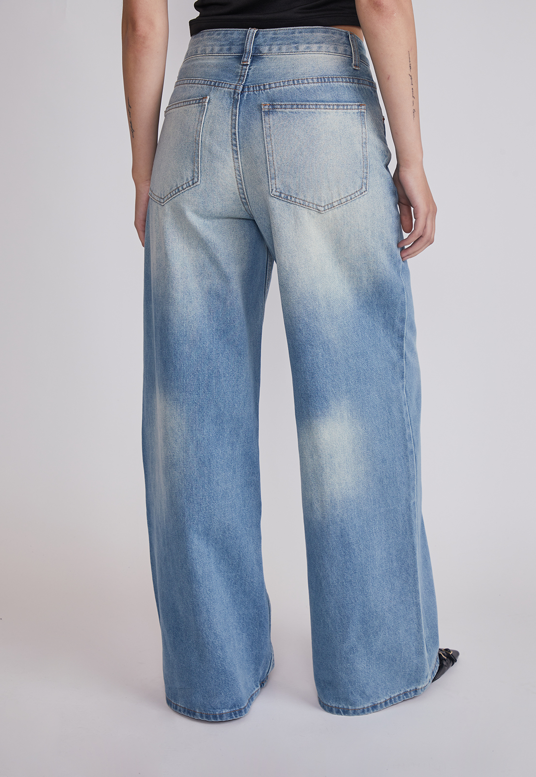 Jeans Mujer Wide Leg Extra Celeste Sioux 3